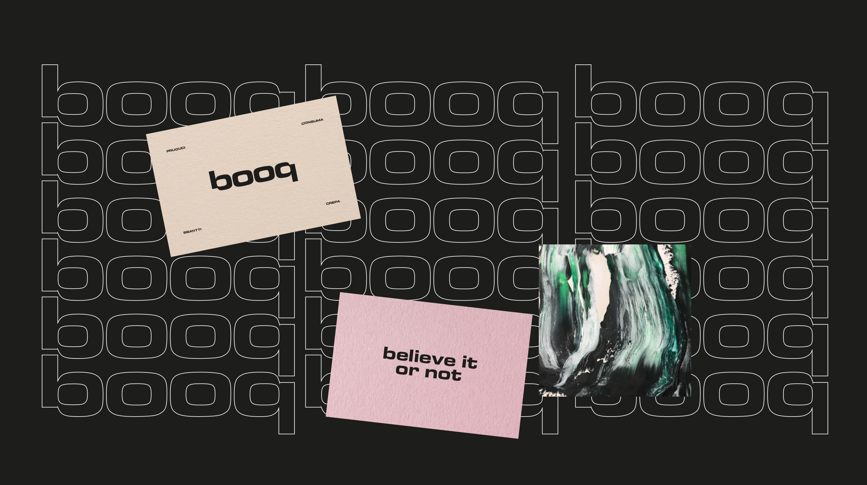 Booq: speculative brand design